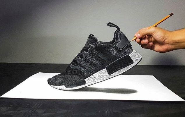 3d shoes hotsell drawing